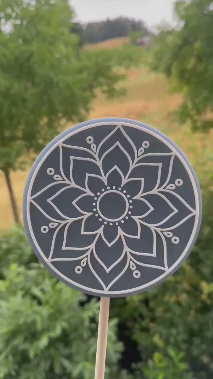 Mandala Garden Stake 1